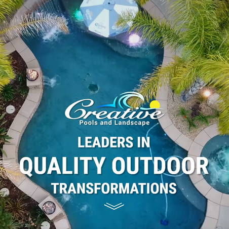 Creative Pools and Landscape Website by Pure Designs Temecula