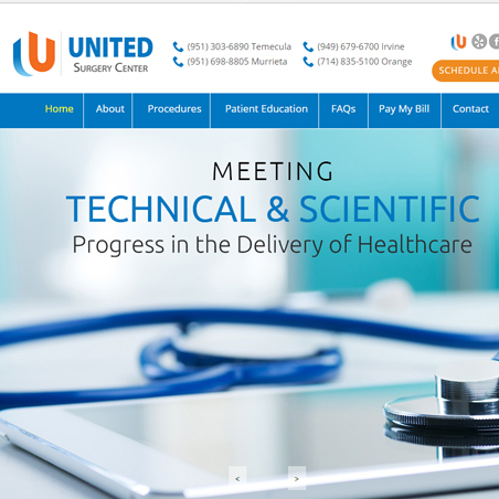 unitedsurg.com by Pure Designs